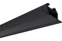 Профиль угловой накладной Apeyron 1м черный арт.08-07-Ч